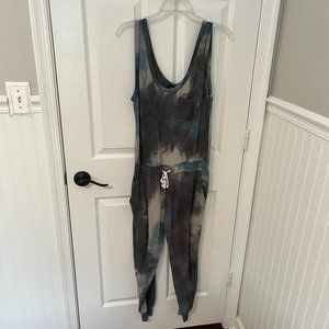 VICI Blue Tye Dye Cozy Jumpsuit Size M